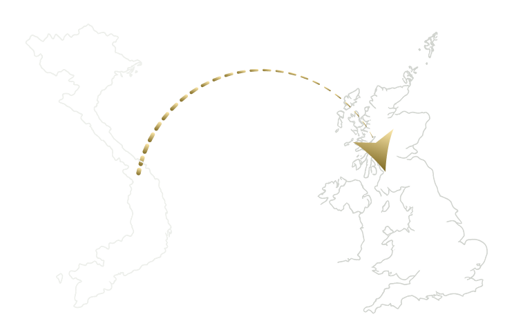 Vietnam to UK freight route