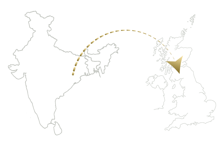 India to UK freight route