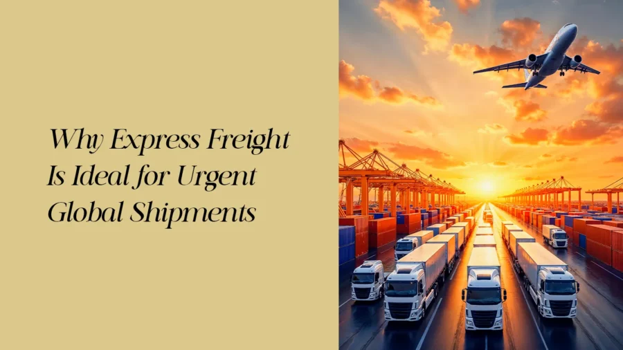 Why Express Freight Is Ideal for Urgent Shipments? - LGL - Best Logistics Company in UK